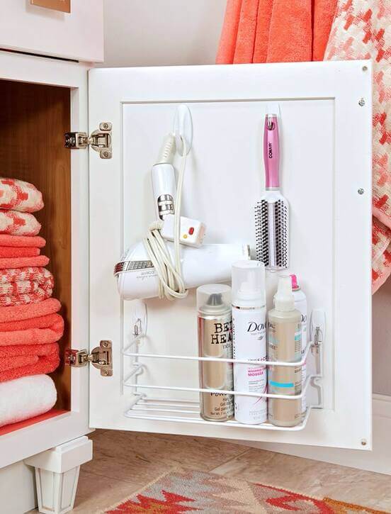 under sink bathroom organization