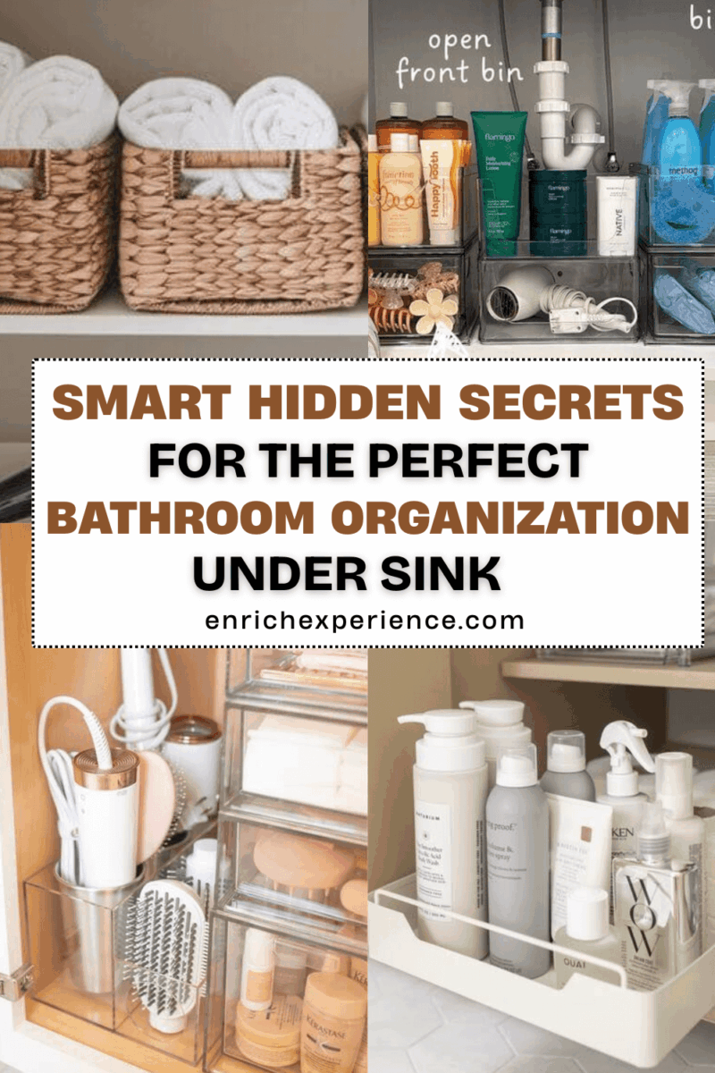 bathroom organization under sink
