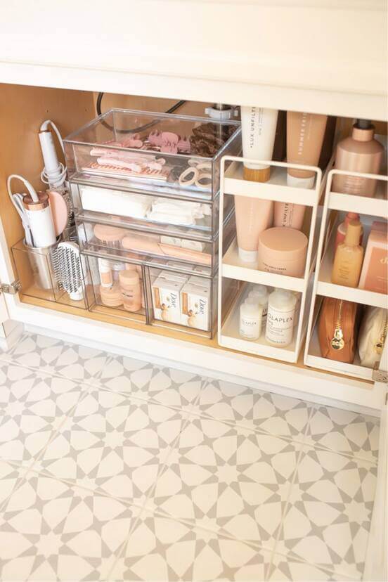 bathroom under sink cabinet