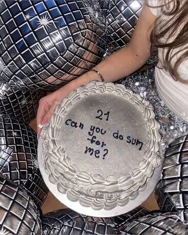 21st birthday cake