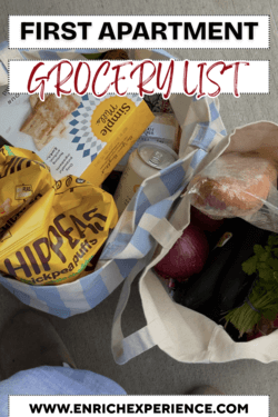 first apartment grocery list 