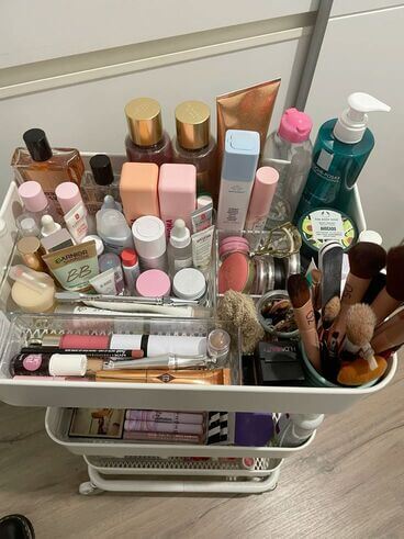 makeup cart organizer