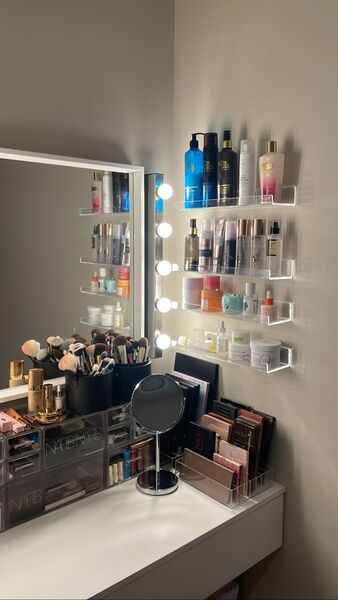 acrylic makeup organizer 