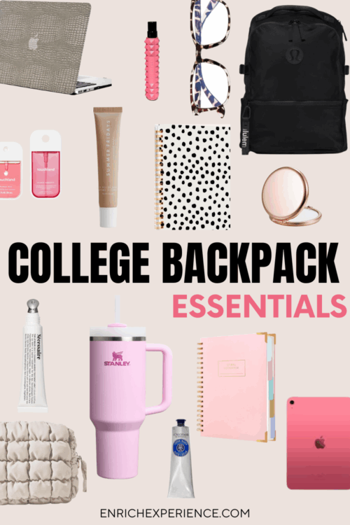 The Ultimate IT GIRL College Backpack Essentials You Need