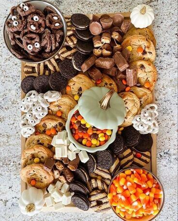 cozy fall charcuterie board 