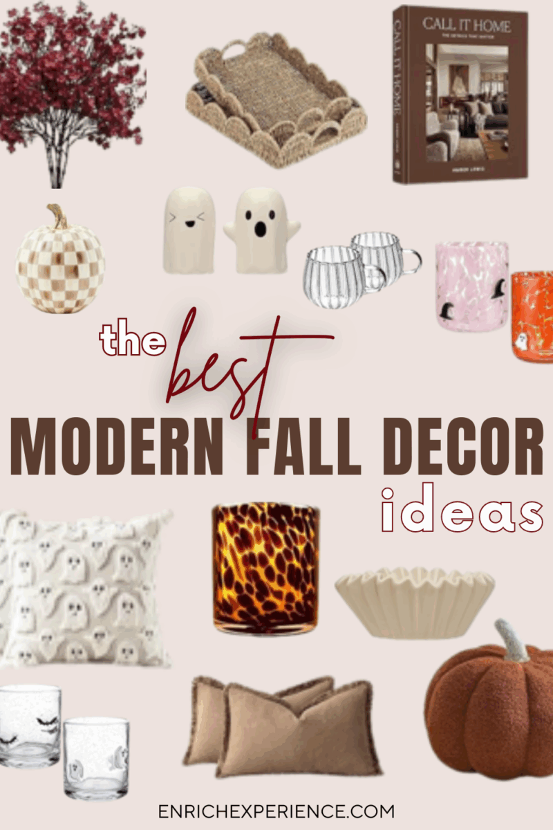 modern fall decor 
