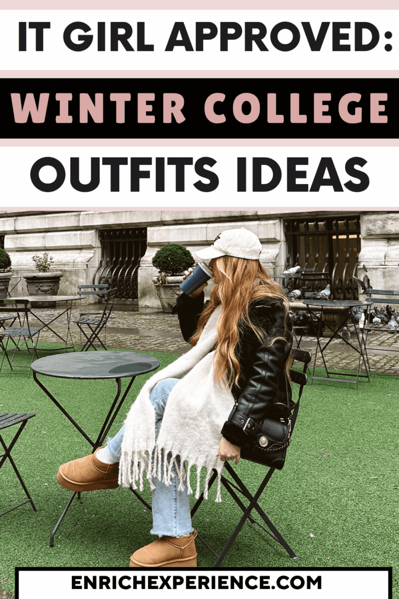 winter coat college girl