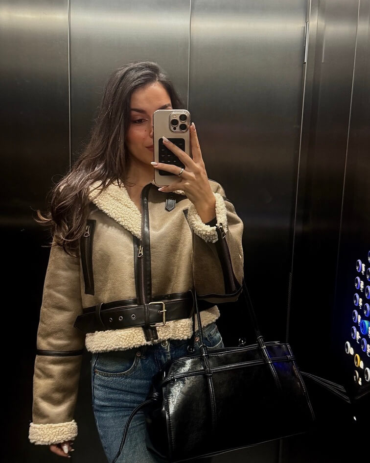 winter sweater college girl