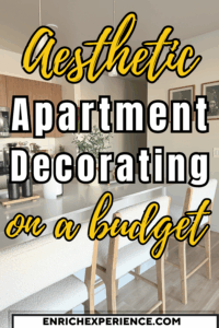 first apartment decorating on a budget
