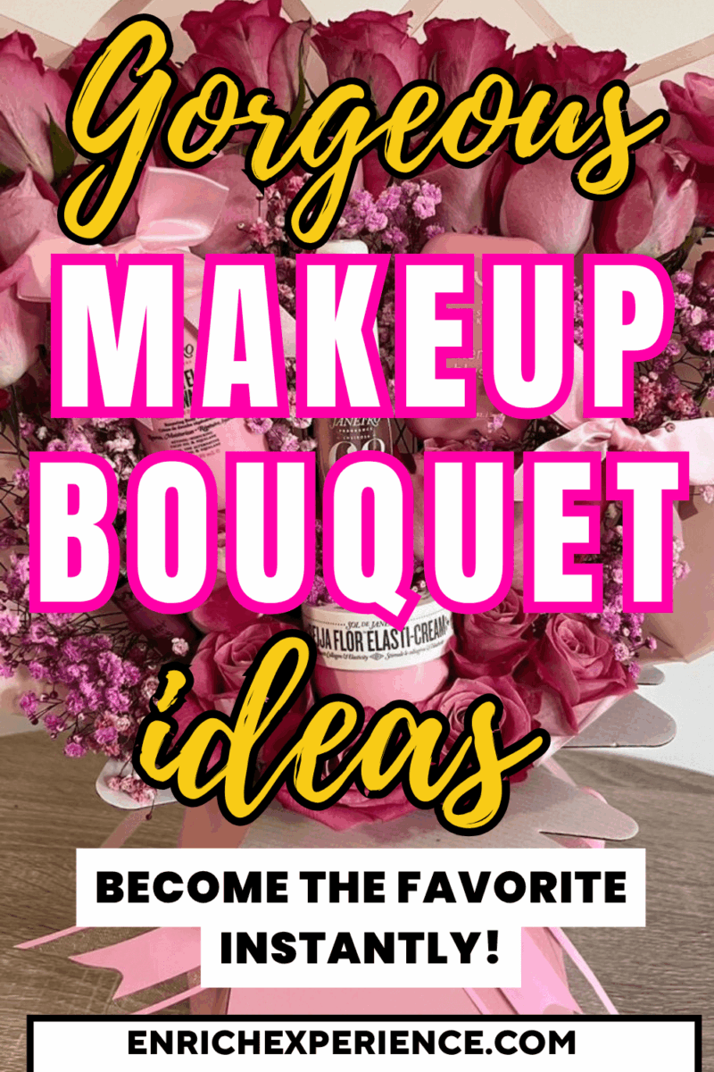 makeup bouquet gift ideas