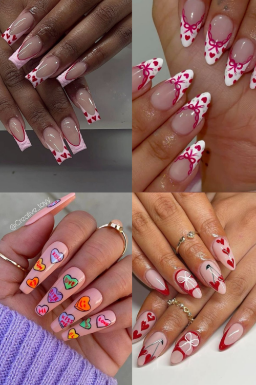 The Absolute Best Pink And Red Valentine Nails You’ll Obsess Over