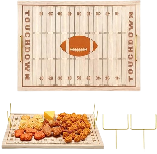 football field charcuterie board