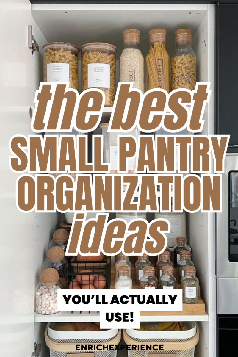 small pantry organization 