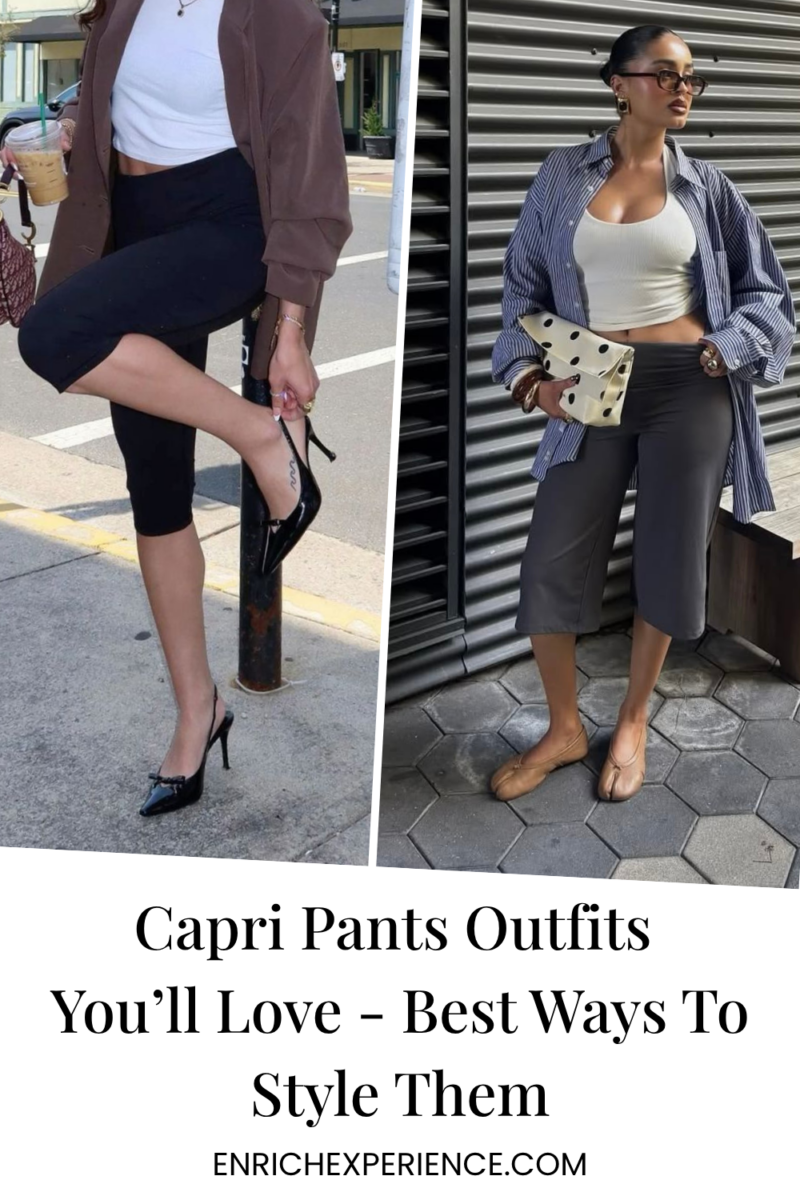 capri pants outfits 